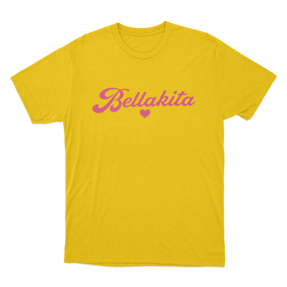Bellakita Unisex T Shirt Yellow Bellakita Unisex T Shirt Yellow