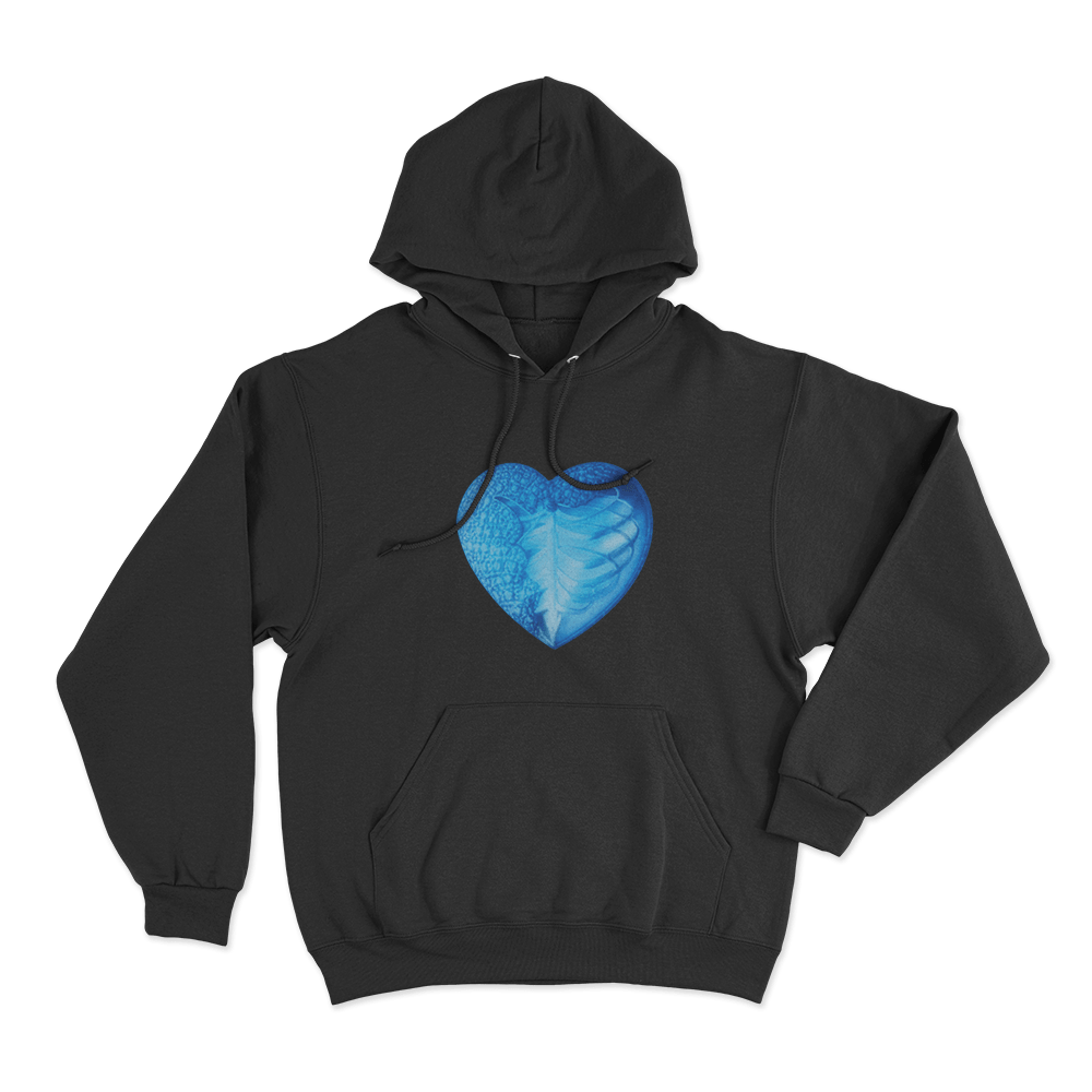Infinite Heart Unisex Hoodie Black Infinite Heart Unisex Hoodie Black