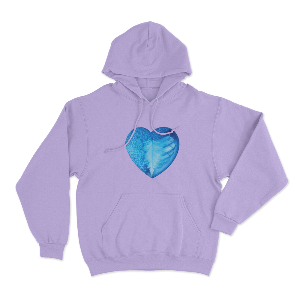 Infinite Heart Unisex Hoodie Purple Infinite Heart Unisex Hoodie Purple