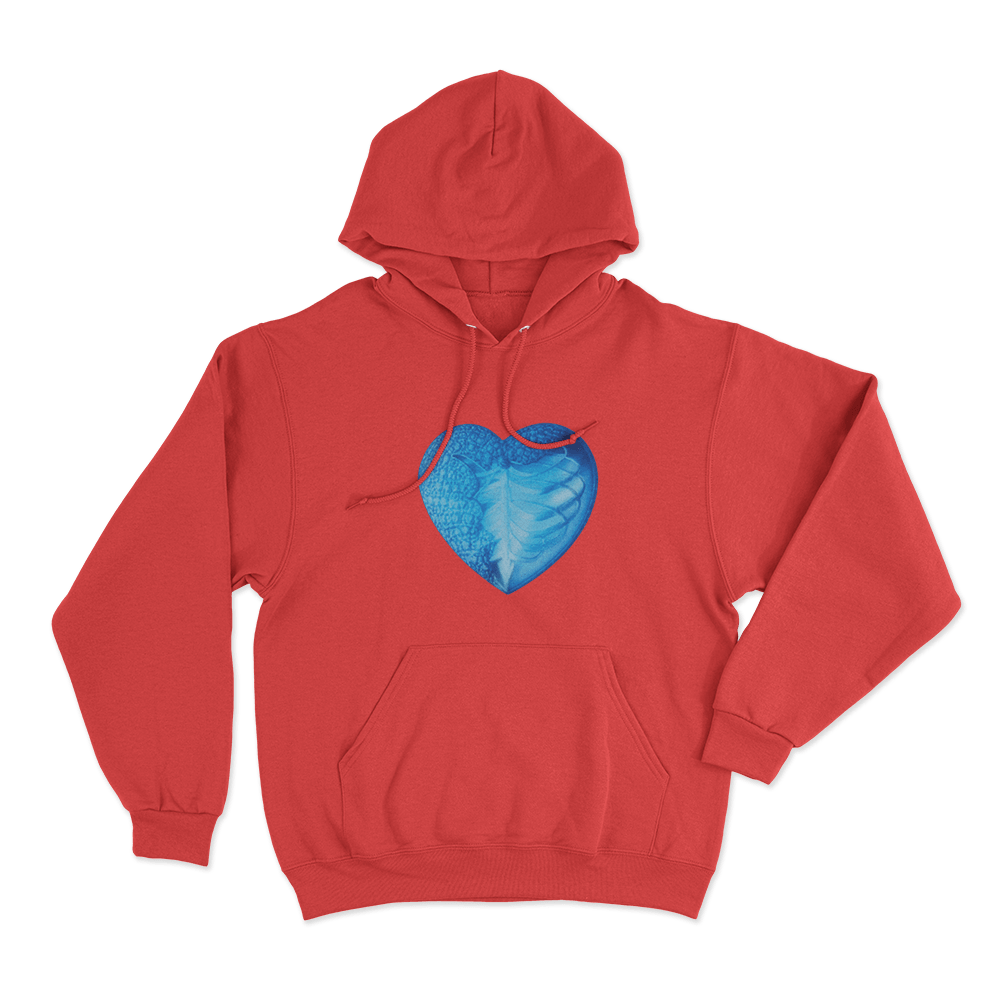 Infinite Heart Unisex Hoodie Red Infinite Heart Unisex Hoodie Red