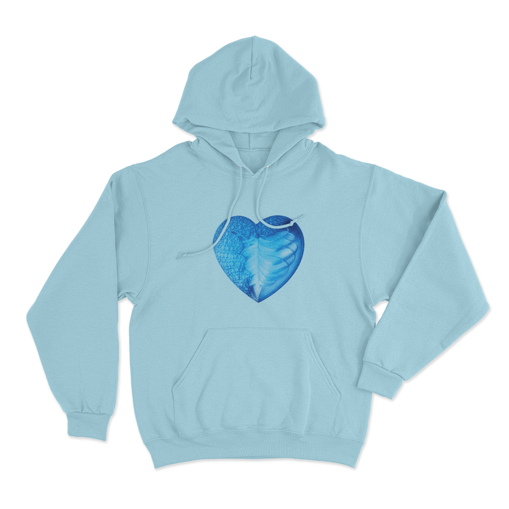 Infinite Heart Unisex Hoodie Sky Blue Infinite Heart Unisex Hoodie Sky Blue