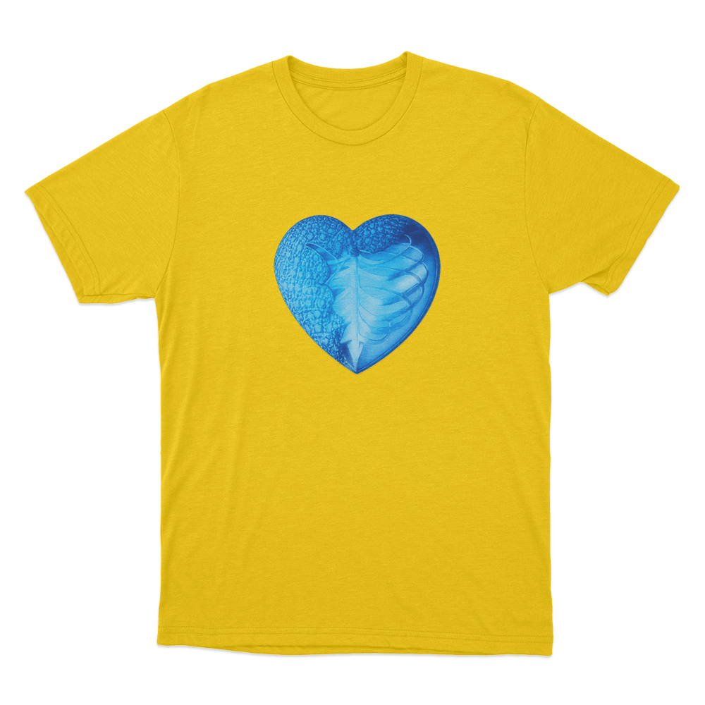 Infinite Heart Unisex T Shirt Yellow Infinite Heart Unisex T Shirt Yellow
