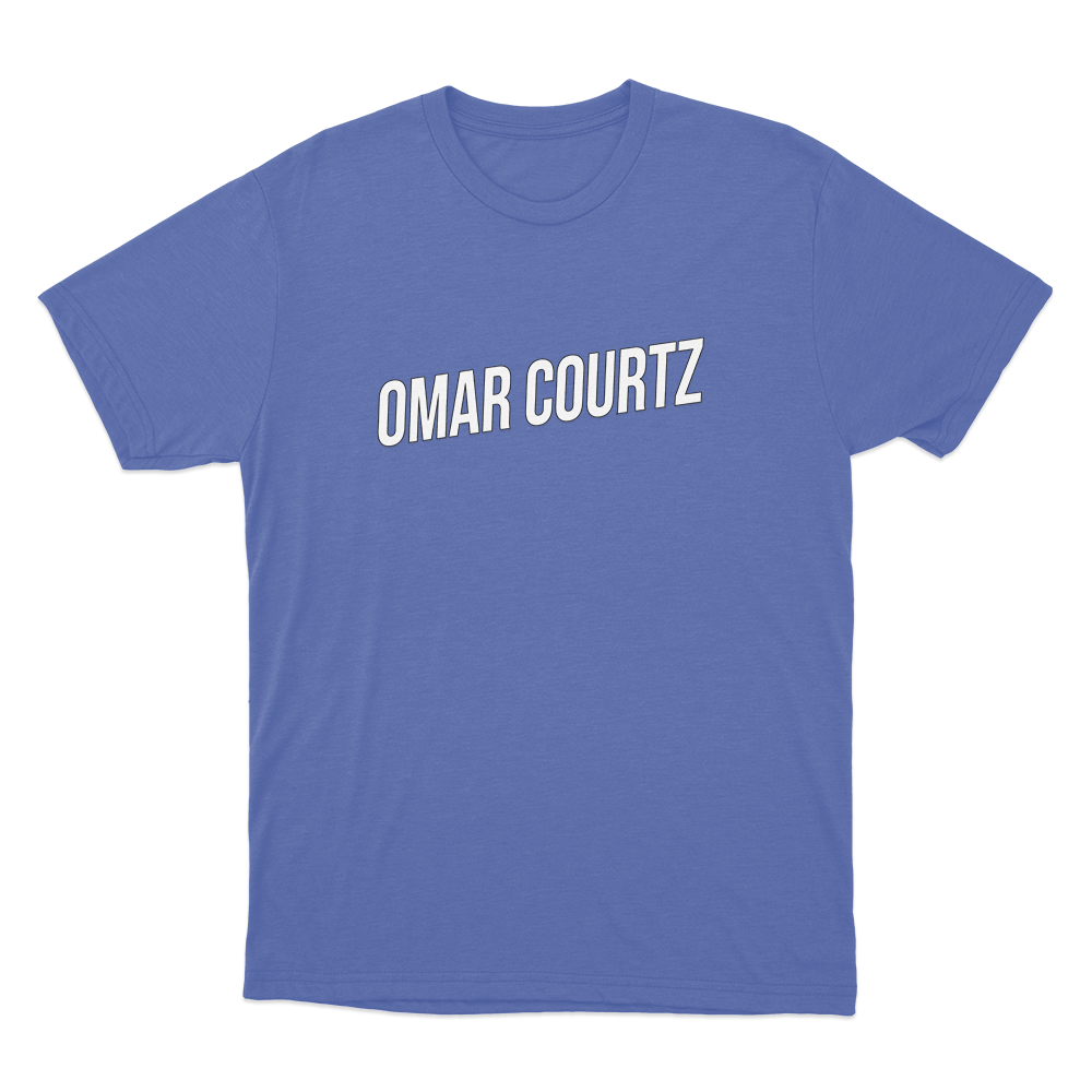 Omar Courtz Logo Unisex T Shirt Blue Omar Courtz Logo Unisex T Shirt Blue