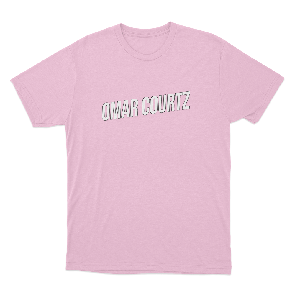 Omar Courtz Logo Unisex T Shirt Pink Omar Courtz Logo Unisex T Shirt Pink