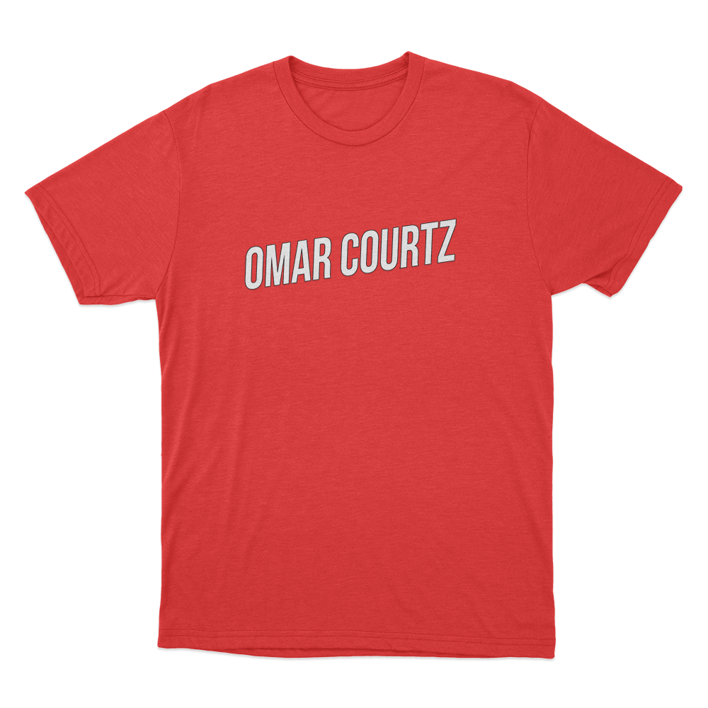 Omar Courtz Logo Unisex T Shirt Red Omar Courtz Logo Unisex T Shirt Red