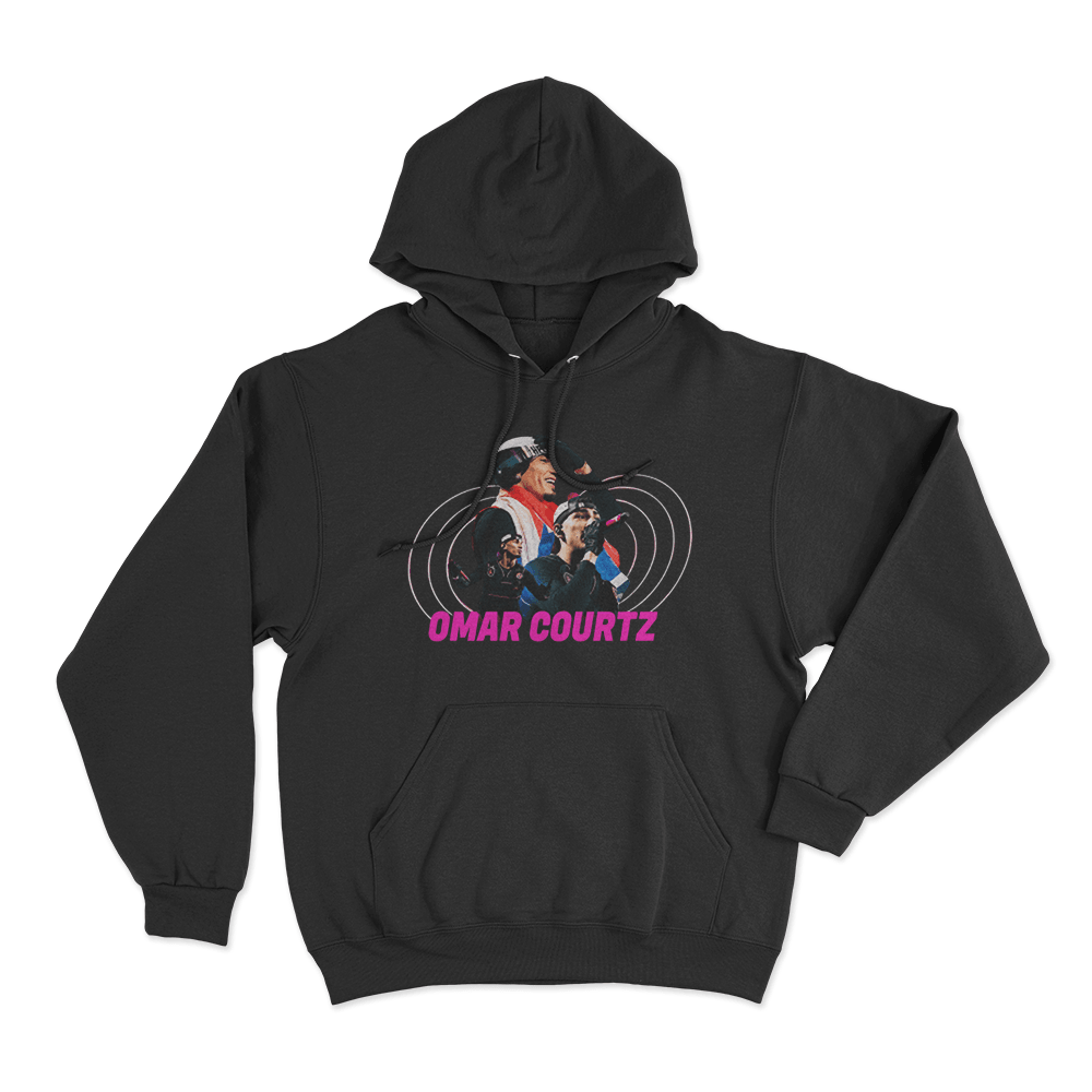 Omar Courtz Portriat Unisex Hoodie Black Omar Courtz Portriat Unisex Hoodie Black