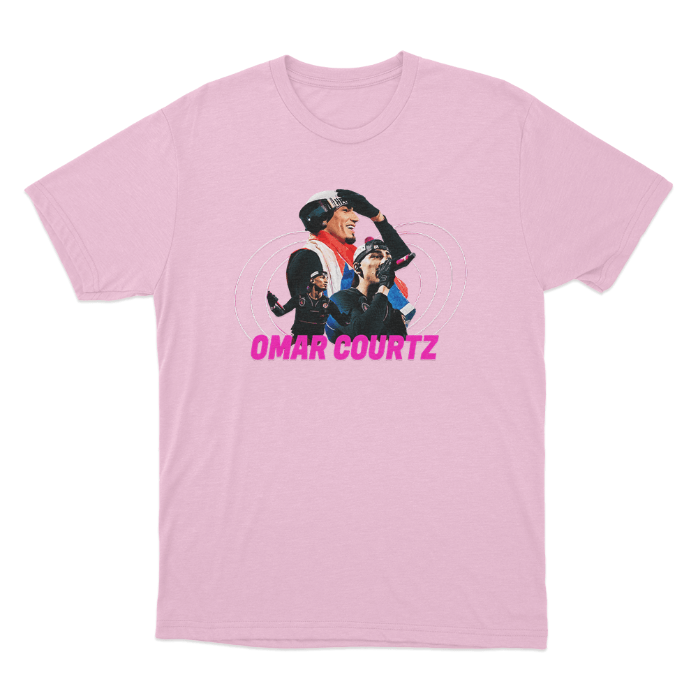 Omar Courtz Portriat Unisex T Shirt Pink Omar Courtz Portriat Unisex T Shirt Pink