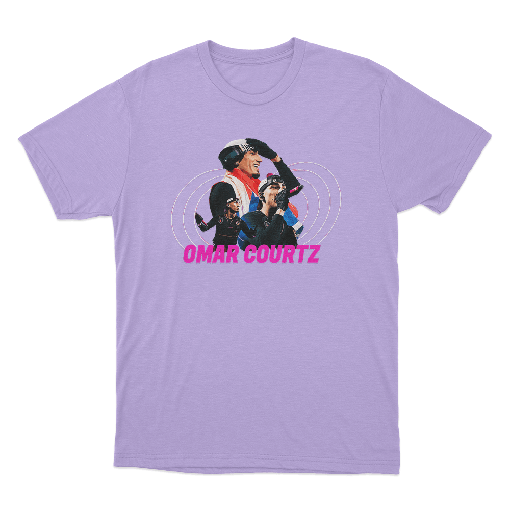 Omar Courtz Portriat Unisex T Shirt Purple Omar Courtz Portriat Unisex T Shirt Purple