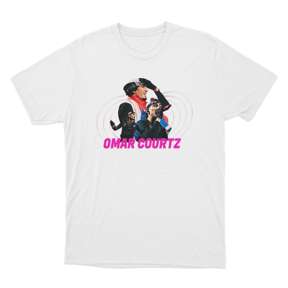 Omar Courtz Portriat Unisex T Shirt White Omar Courtz Portriat Unisex T Shirt White