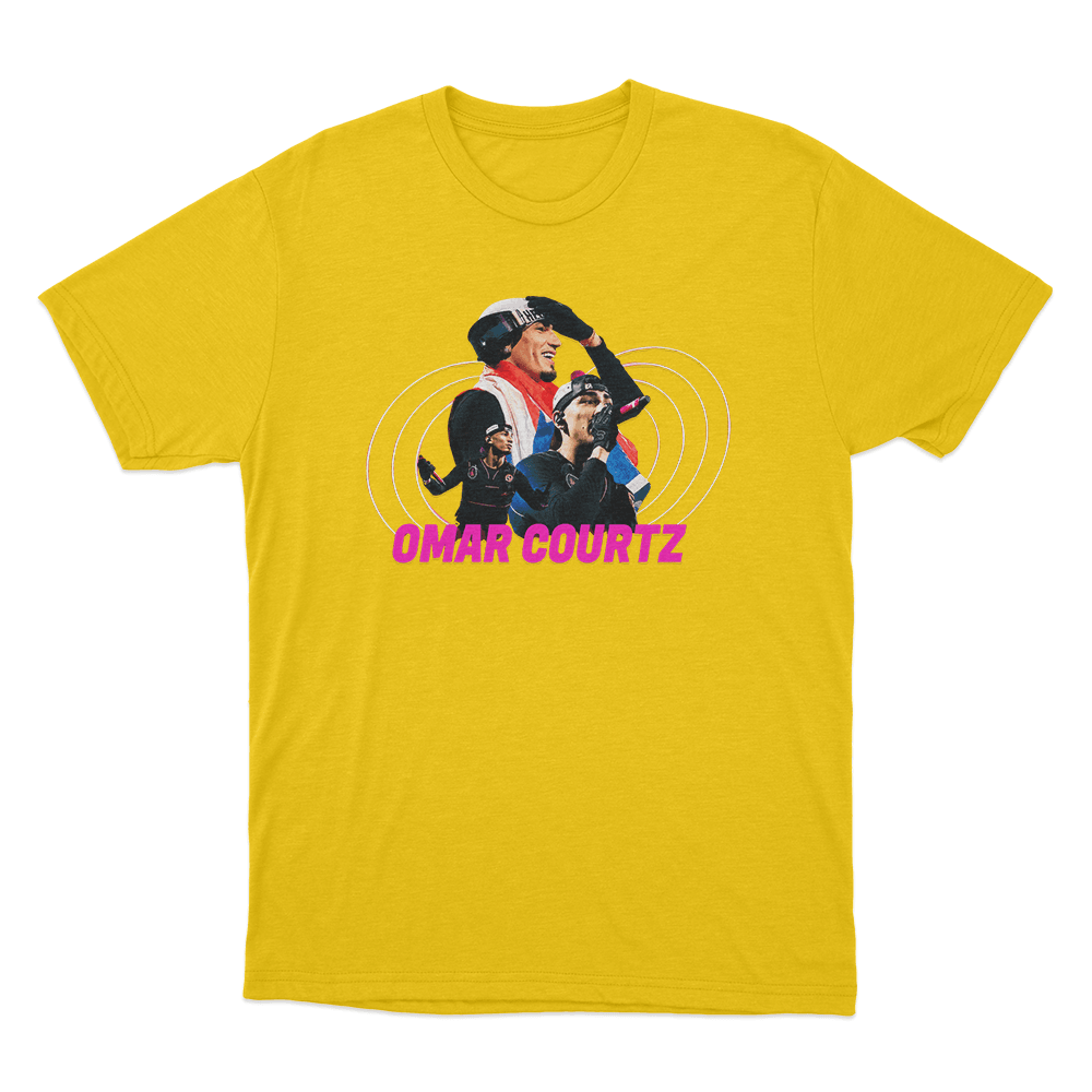 Omar Courtz Portriat Unisex T Shirt Yellow Omar Courtz Portriat Unisex T Shirt Yellow