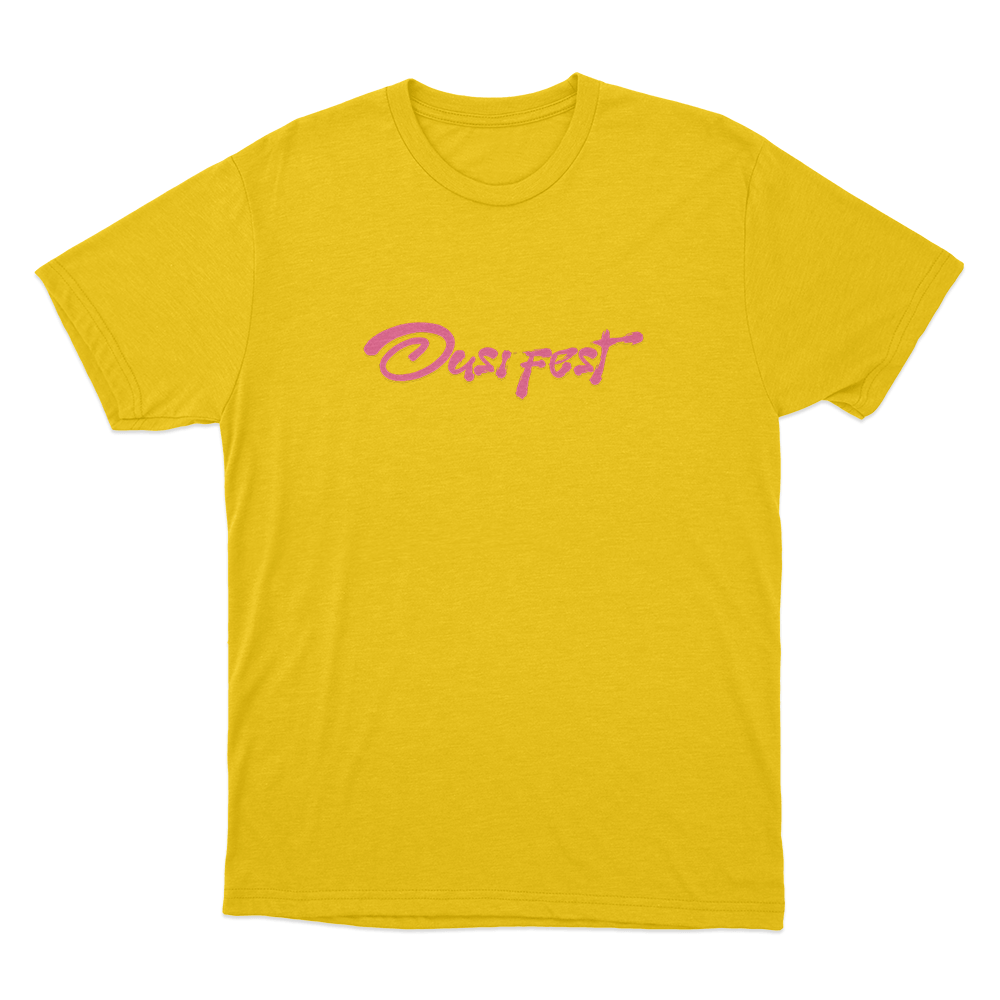 Ousi Fest Unisex T Shirt Yellow Ousi Fest Unisex T Shirt Yellow