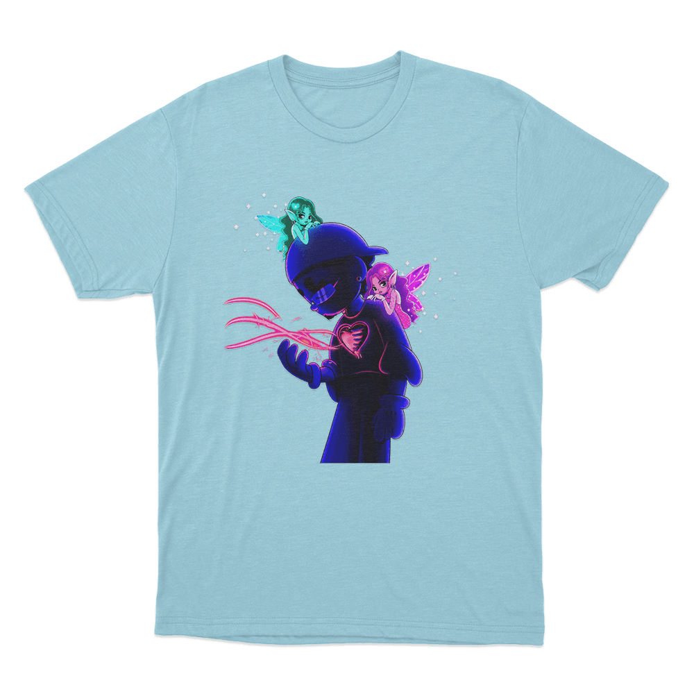 Por Si Mañana No Estoy Cartoon Unisex (2) T Shirt Sky Blue Por Si Manana No Estoy Cartoon Unisex 2 T Shirt Sky Blue