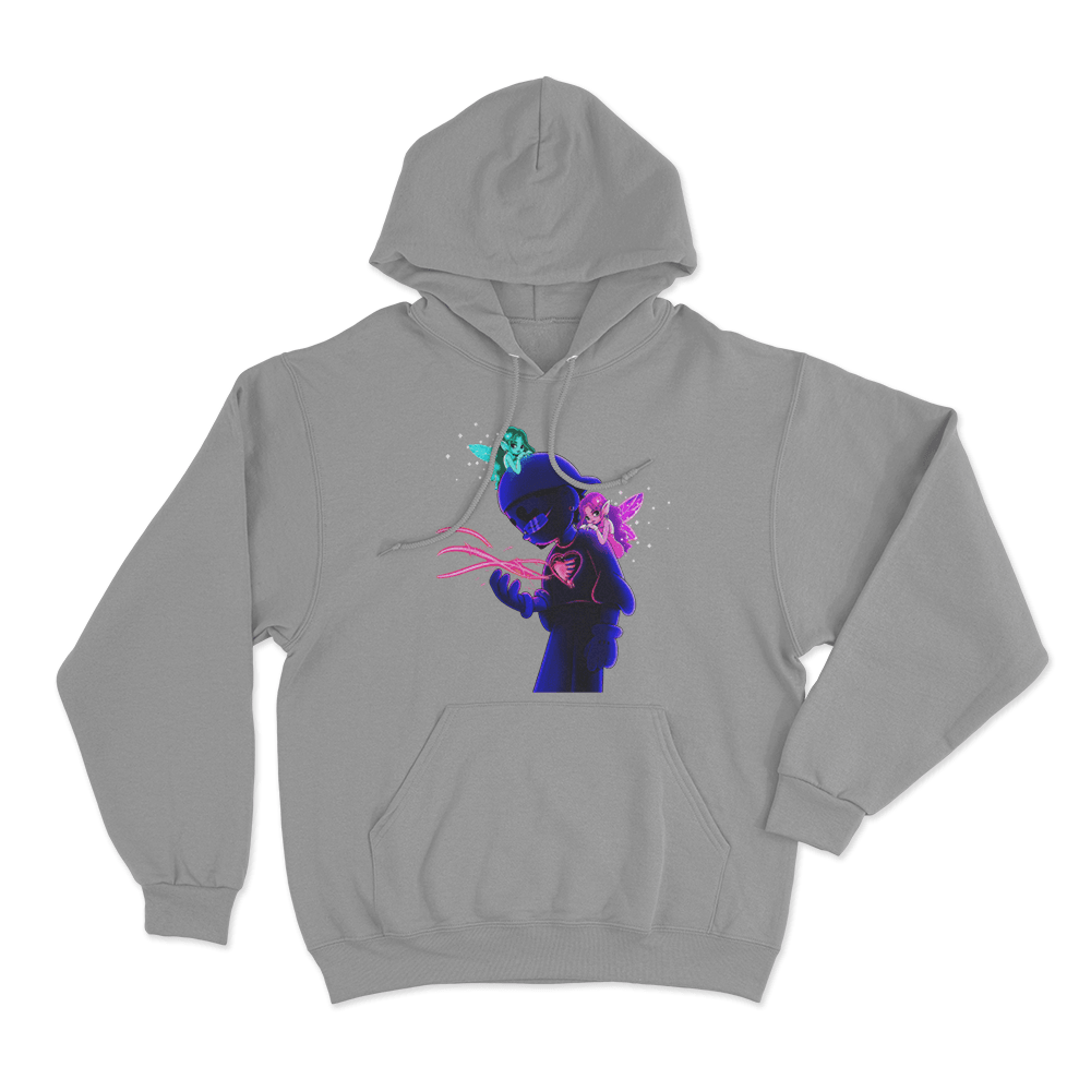 Por Si Mañana No Estoy Cartoon Unisex Hoodie Grey Por Si Manana No Estoy Cartoon Unisex Hoodie Grey