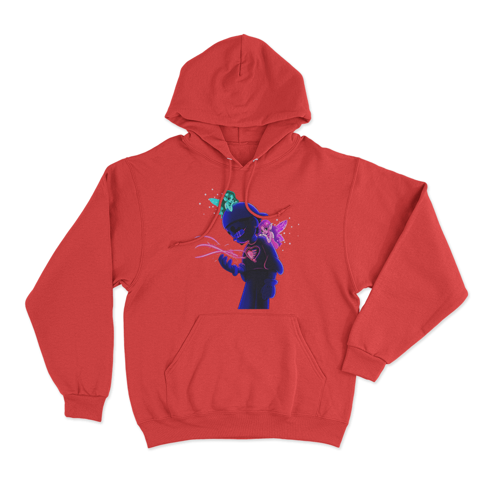 Por Si Mañana No Estoy Cartoon Unisex Hoodie Red Por Si Manana No Estoy Cartoon Unisex Hoodie Red