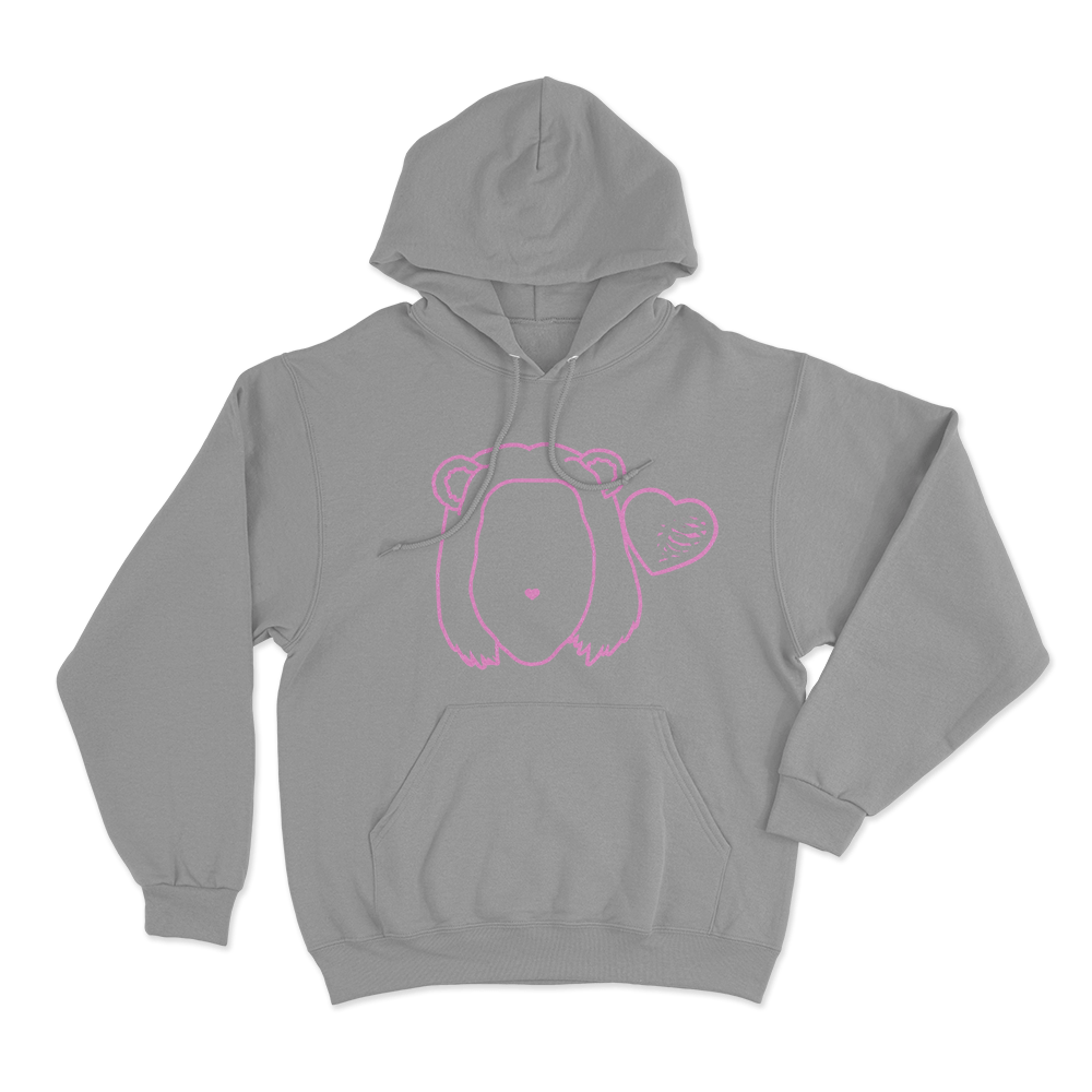 Primera Musa Heart Unisex Hoodie Grey Primera Musa Heart Unisex Hoodie Grey