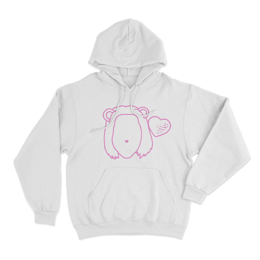 Primera Musa Heart Unisex Hoodie White Primera Musa Heart Unisex Hoodie White