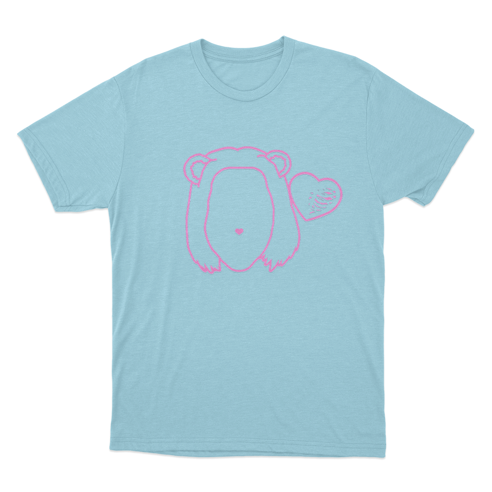 Primera Musa Heart Unisex T Shirt Sky Blue Primera Musa Heart Unisex T Shirt Sky Blue