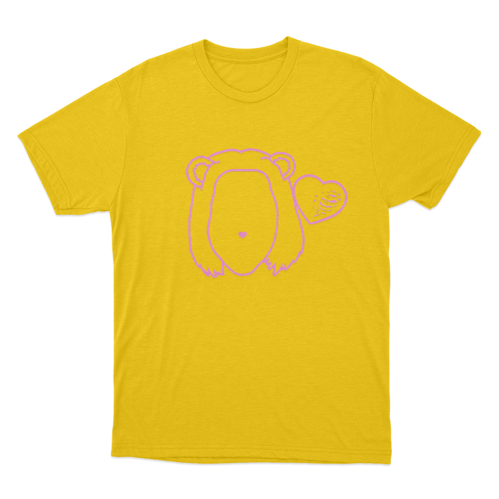 Primera Musa Heart Unisex T Shirt Yellow Primera Musa Heart Unisex T Shirt Yellow